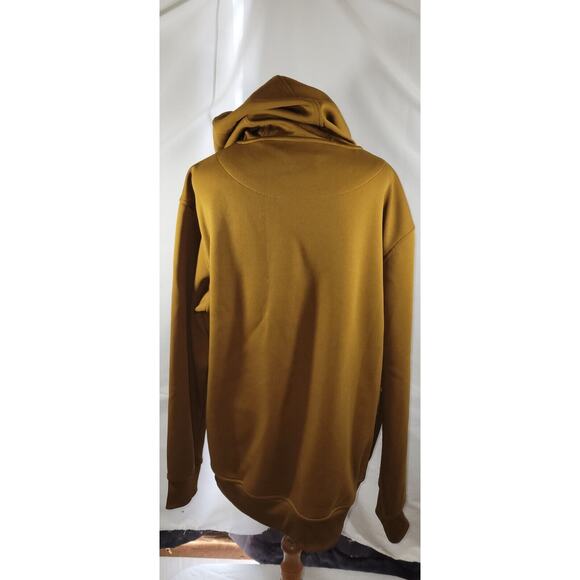 Burton Dry Ride Mens Medium Brown Logo Hooded Drawstring Pockets Sweatshirt - Picture 7 of 12